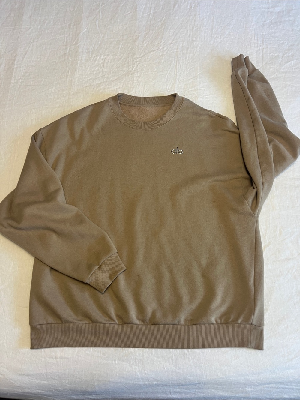 ALO Yoga Men’s Crewneck Sweatshirt - Taupe Brown